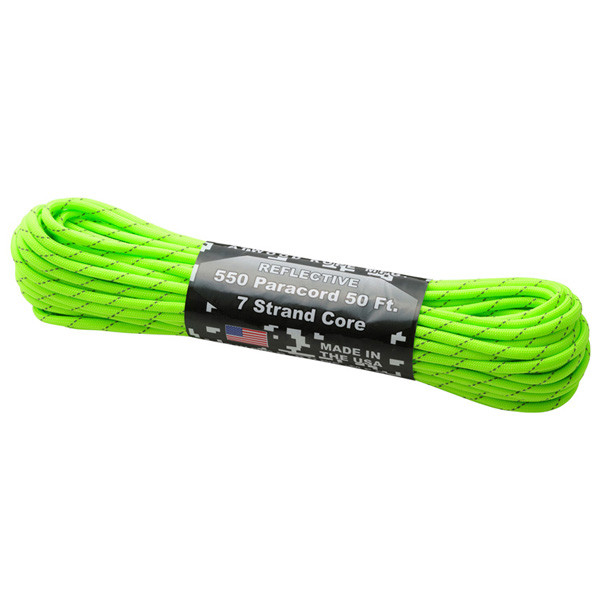 TOPPIN: アトウッドロープ Atwood Rope パラコード リフレクティブ ネオングリーン 44025