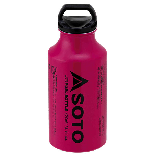 TOPPIN: ソト SOTO 広口フューエルボトル 400ml ローズ SOD-700-04R