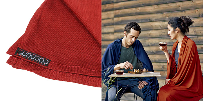 コクーン COCOON メリノ／ウールブランケット ダークテラコッタ 12550043024000