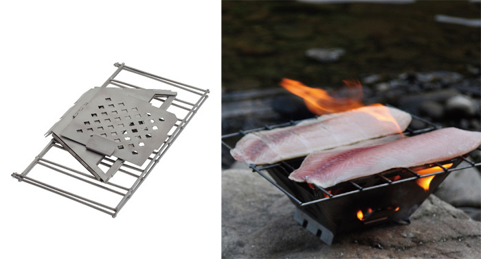 バーゴ VARGO ステンレススチール ファイヤーボックスグリル T-436