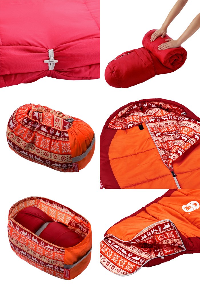 コールマン Coleman 子供用寝袋 キッズマミー アジャスタブル/C4 オレンジ 2000027271