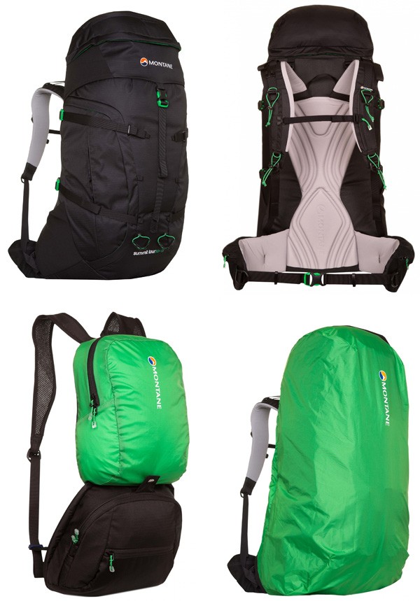 モンテイン MONTANE ザック サミットツアー 50+15 ブラック GPST50E-10