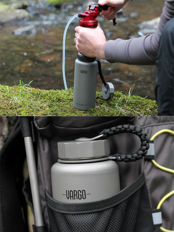 バーゴ VARGO チタニウム パラボトル 1L T-452