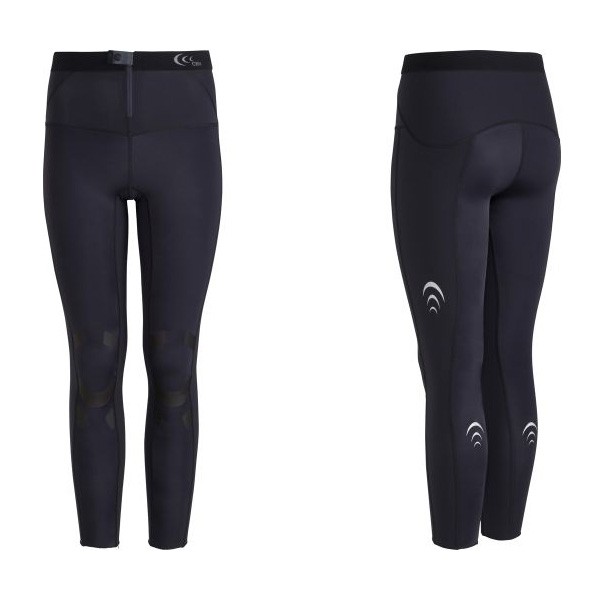 C3fit エレメントエアーロングタイツ レディース ブラック 3FW17122