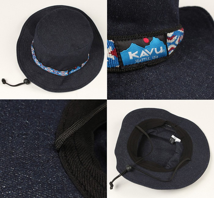 カブー KAVU KAVU カブー ストラップバケットハット デニム
