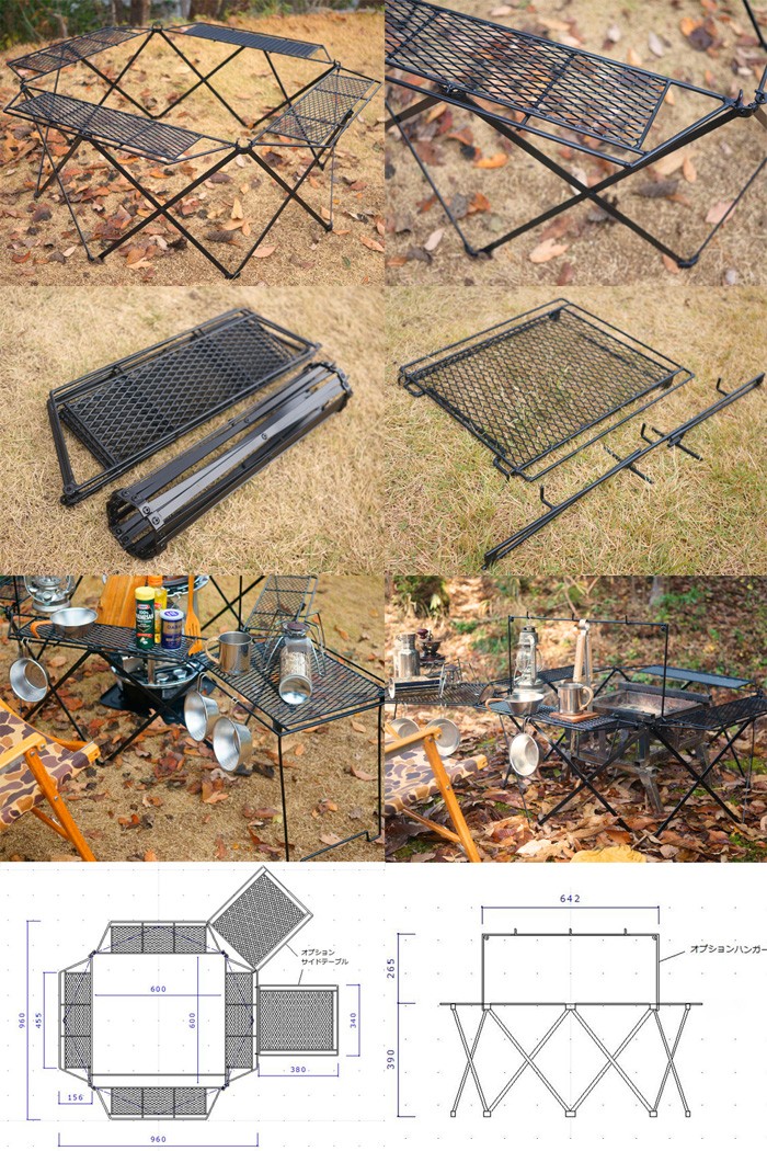 ネイチャートーンズ オクタゴンファイアテーブル ブラック OCTFT-TR+OP/