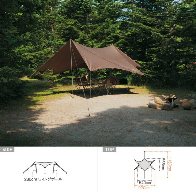 スノーピーク HDタープ シールド ヘキサエヴォ Pro. TP-250R