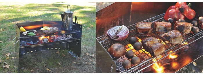 ユニフレーム 薪グリルブリッジ 682913