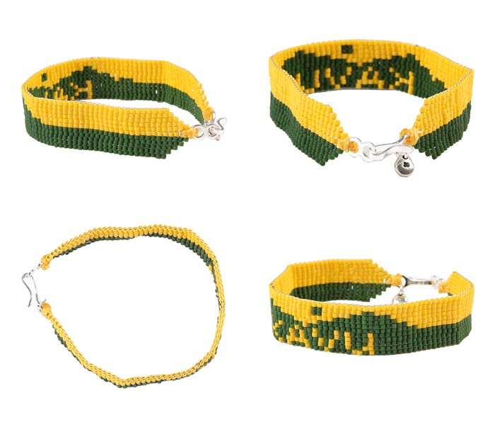 カブー KAVU ビーズブレスレット グリーン 19820864018000