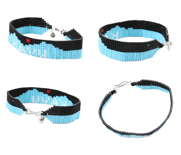 カブー KAVU ビーズブレスレット ブルー 19820864032000