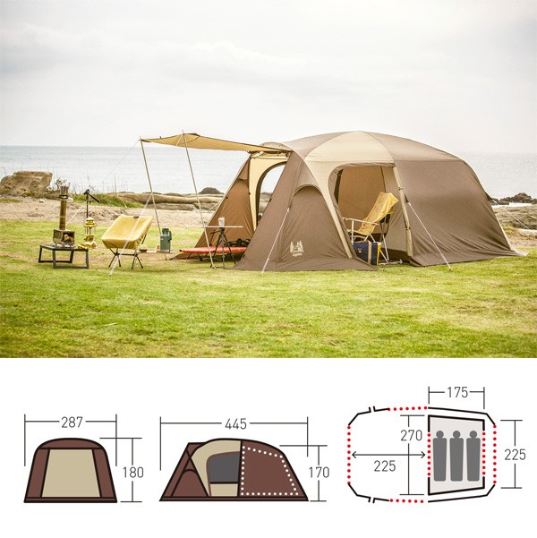 キャンパルジャパン ティエラ リンド(3人用ロッジドーム) 2761