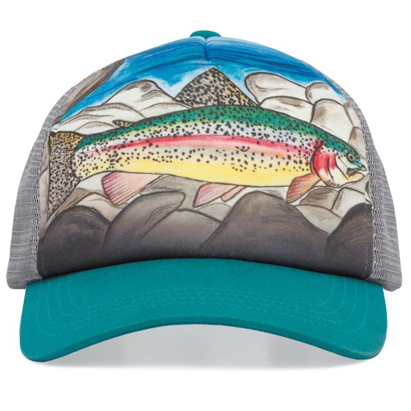 サンデーアフタヌーン キッズアーティストシリーズトラッカーキャップ レインボウトラウト ワンサイズ S2D04529-772
