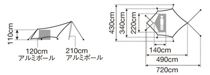 スノーピーク ヘキサイーズ 1 SDI-101