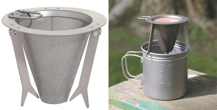 バーゴ VARGO  チタニウムトラベルコーヒーフィルター T-474