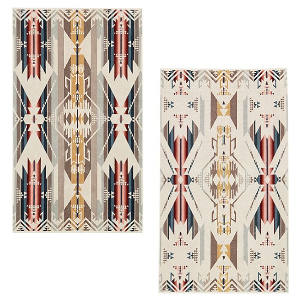 ペンドルトン PENDLETON ジャガードバスタオルオーバーサイズ XB233 ホワイトサンド 53555 19373185555000