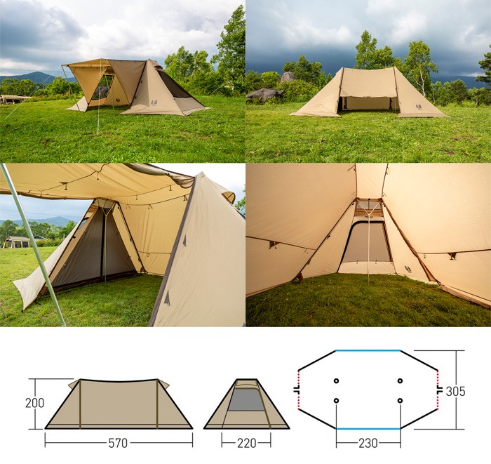 キャンパルジャパン ツインクレスタ 3347