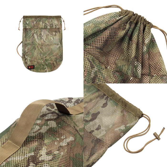 オレゴニアンキャンパー メッシュシリンダーバッグ マルチカモ OCB-830