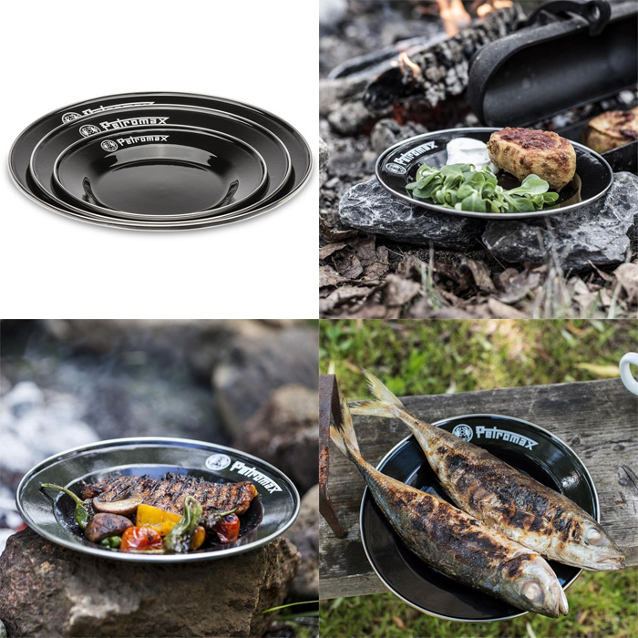 ペトロマックス エナメルプレート ブラック 