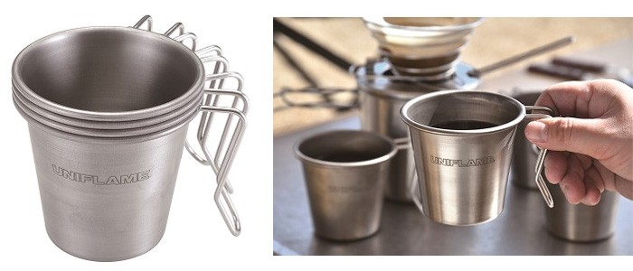 ユニフレーム スタッキングマグ 350 チタン 666104