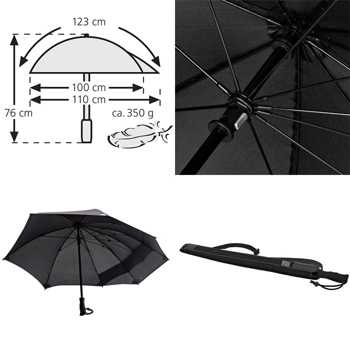 ユーロシルム EuroSCHIRM スウィングバックパック リフレクトブラック 19570019011000