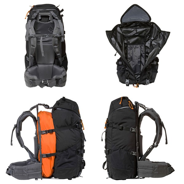 ミステリーランチ MYSTERY RANCH テラフレーム3ZIP 50 ブラック 19761350