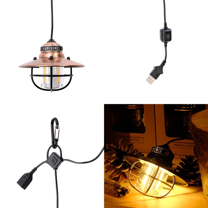 ベアボーンズリビング Barebones Living エジソンペンダントライトLED カッパー 20230006036000