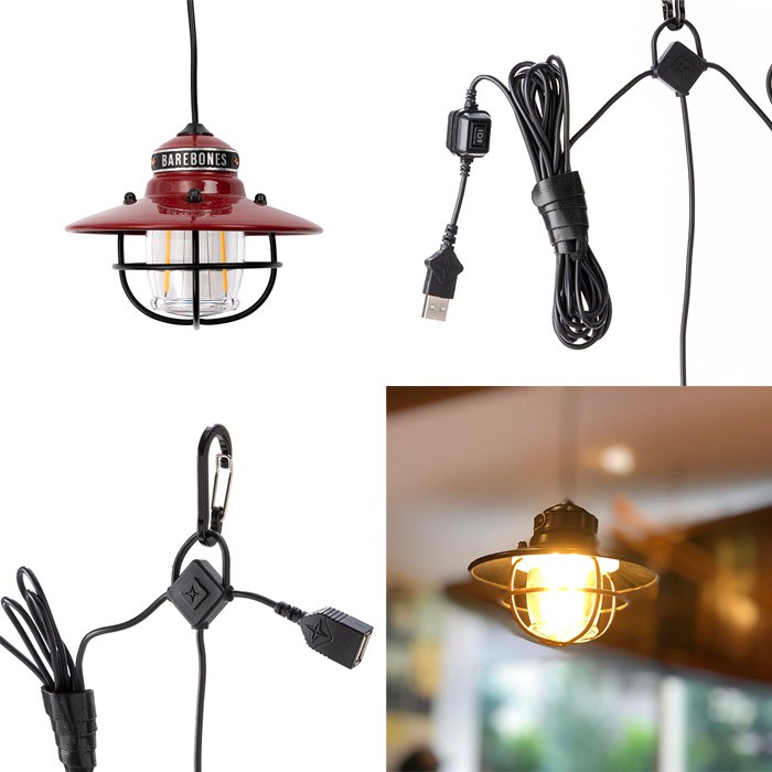 ベアボーンズリビング Barebones Living エジソンストリングライトLED レッド 20230007004000