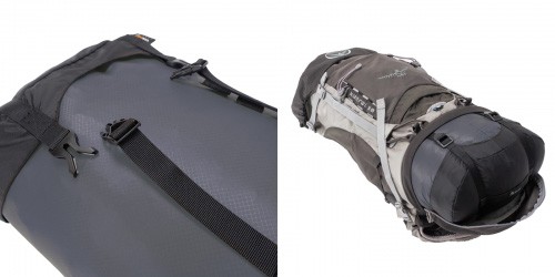 イスカ ISUKA ウルトラライト コンプレッションバッグ オーバル グレー 339522