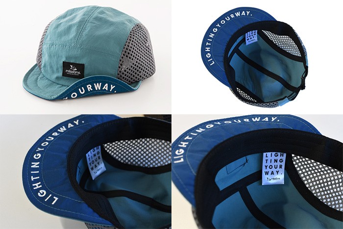 マイルストーン milestone オリジナルキャップ MSC-010 ブルー／グレー