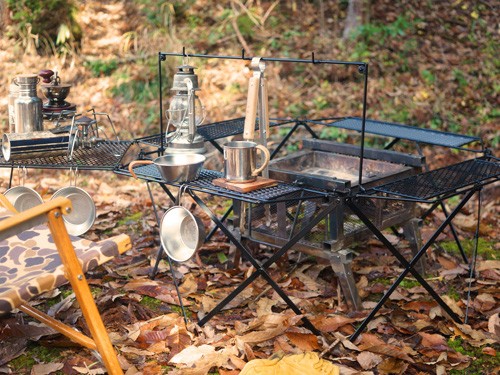 ネイチャートーンズ オクタゴンファイアテーブル オプションハンガー ブラック OCTFT-OH-B