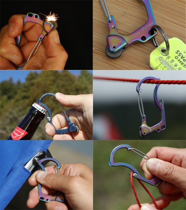 アウトドアエレメント ファイヤービナー