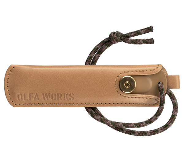 オルファワークス BKレザーケース ライトブラウン OW-C01-LBR