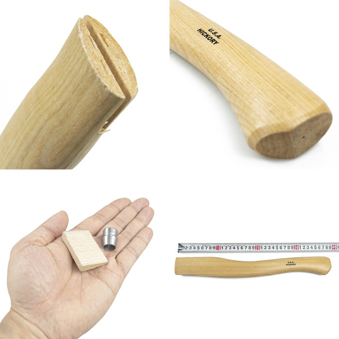 プランディ YANKEEハチェット600用ヒッコリーハンドル(38cm)4573350729670