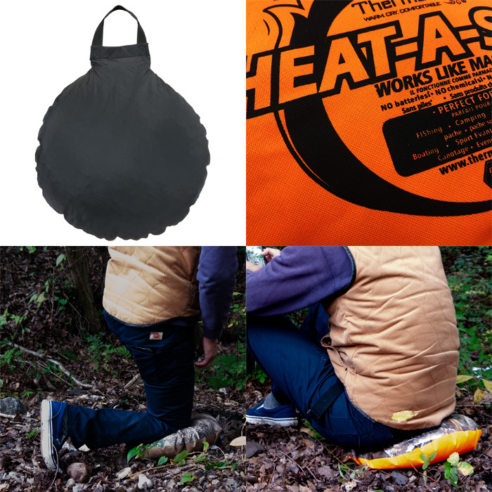 サーマシート ThermaSeat ヒートアシート HEAT-A-SEAT ブラック/ネオンオレンジ 303