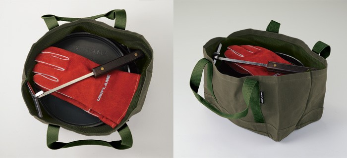 ユニフレーム UNIFLAME ダッチトート 10インチ カーキグリーン 661307