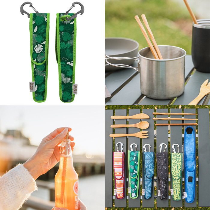 トゥーゴーウェア To-Go Ware バンブーカトラリーキット グリーントロピックス 20200003902001