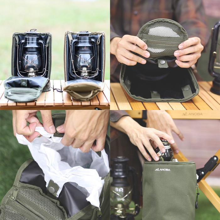 アノバ ANOBA オイルランタンダストバッグ コヨーテ AN046