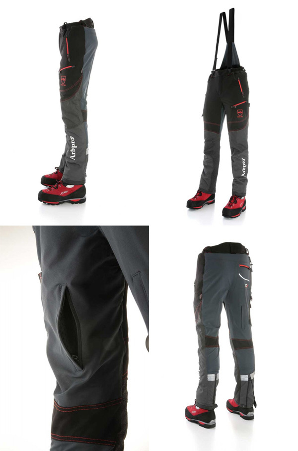 アーボプロ ガンマ・チェーンソーパンツ グレー AP0060