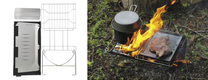 ベルモント 焚き火台 TABI グリルエクステンション付き BM-246