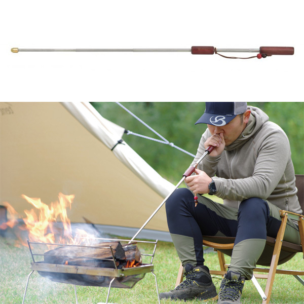 ベルモント 焚き火ブロウパイプ ダークブラウン BM-379