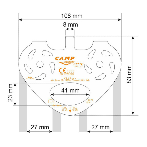 カンプ CAMP フライト Flyte 5312100