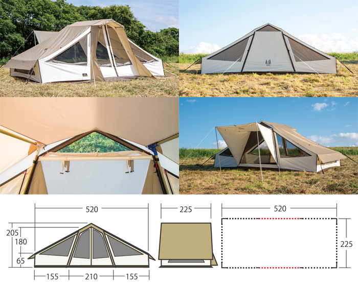 キャンパルジャパン オーナーロッジ ヒュッテレーベン 2254