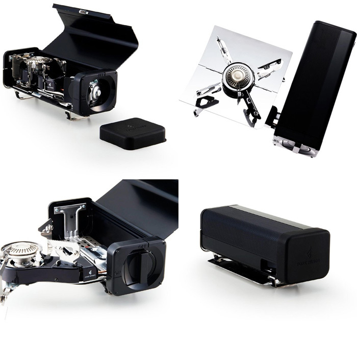 フォアウィンズ FORE WINDS フォールディングキャンプストーブ ブラック FW-FS01-BK