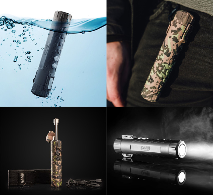 カーリ KAARI プラズマライター カモグリーン KL005