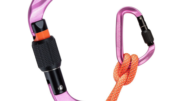 マムート クラシック HMS スクリューゲート カラビナ ピンク 63g 2040-02470-15274