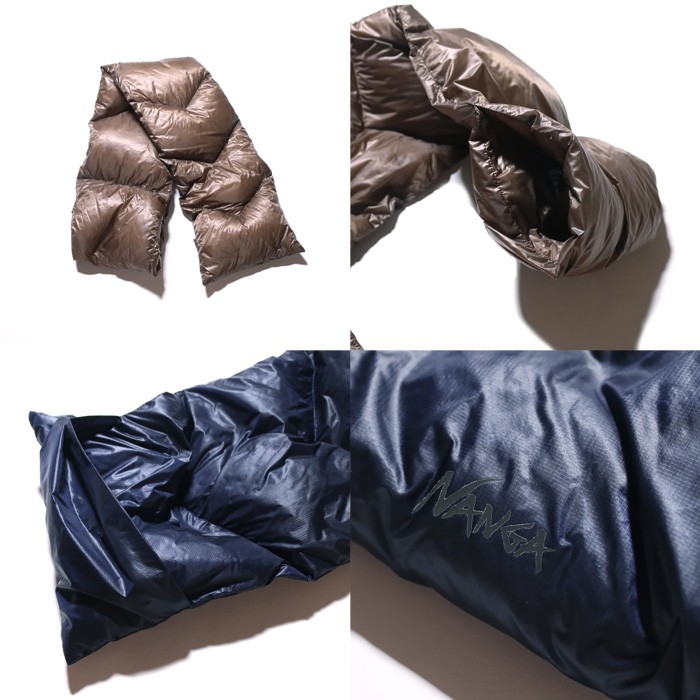 ナンガ NANGA ポータブルライトダウンマフラー（ユニセックス）