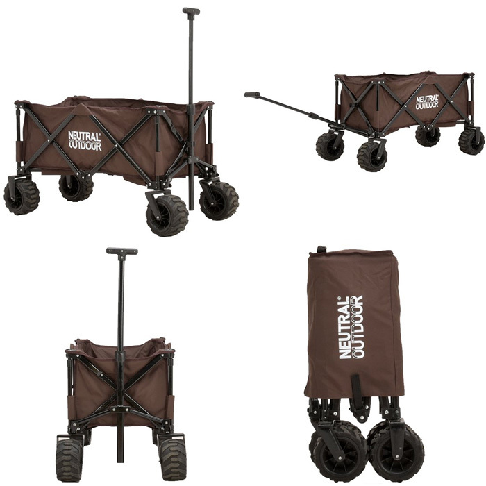 ニュートラルアウトドア オフロードキャリアワゴン II ブラウン NT-CW05 50962