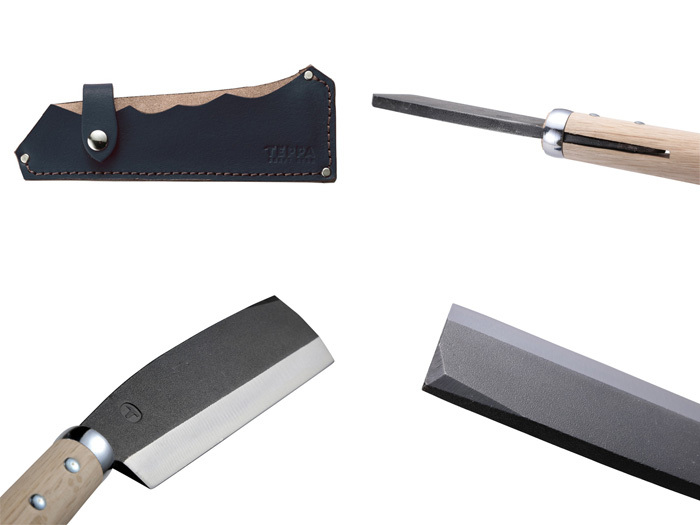 てっぱ TEPPA 焚火鉈 粟 インディゴ 14004