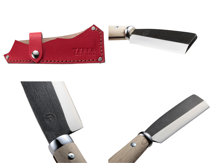 てっぱ TEPPA 焚火鉈 角田 レッド 14009