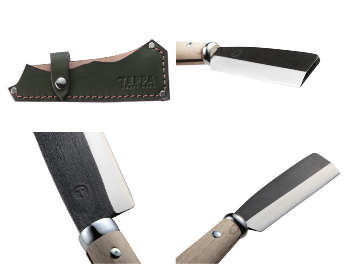 てっぱ TEPPA 焚火鉈 角田 オリーブドラブ 14011